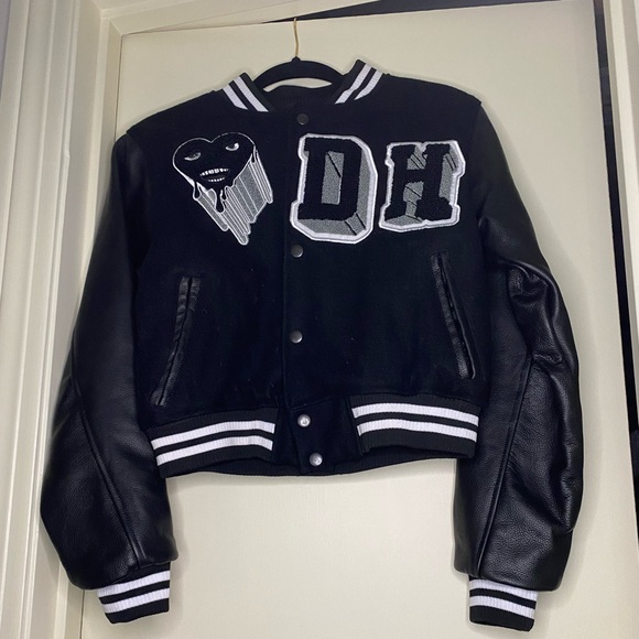 Dirty Hearts Custom Cropped Letterman - Picture 3 of 3